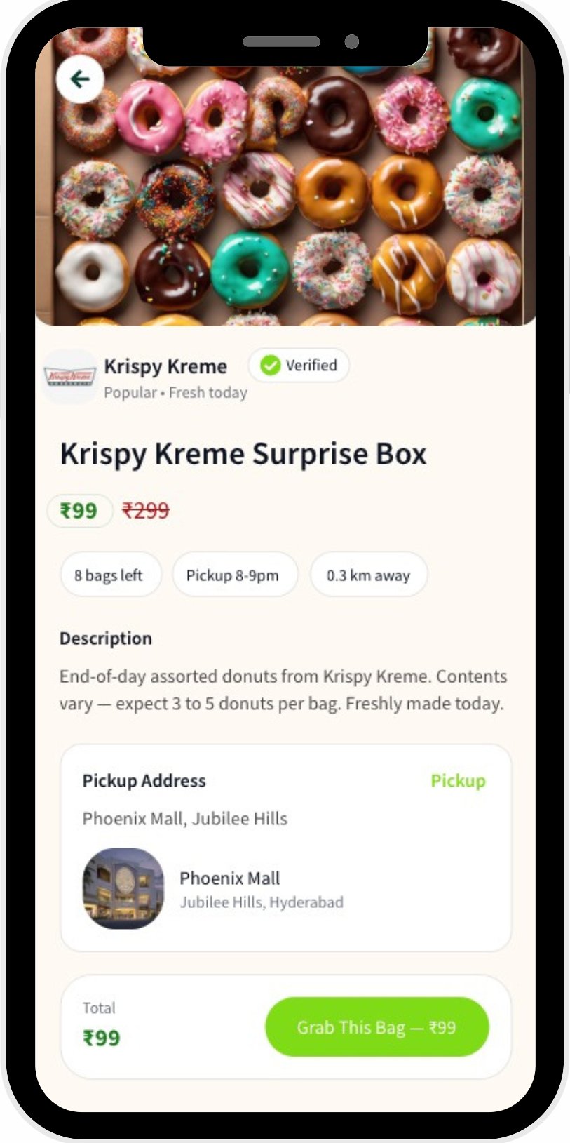 Replate partner app — partner dashboard screen