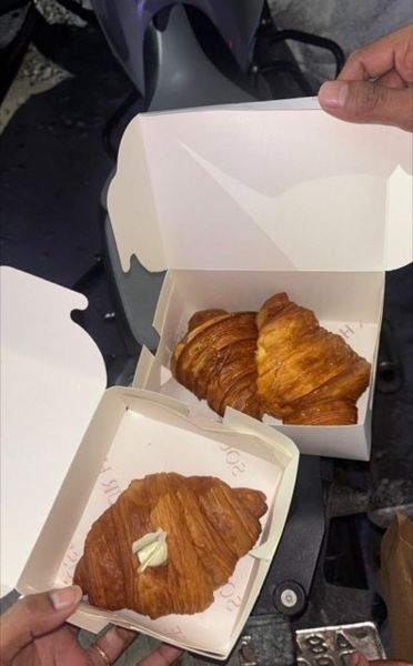 Croissant boxes from Sunday Croissant, Jubilee Hills
